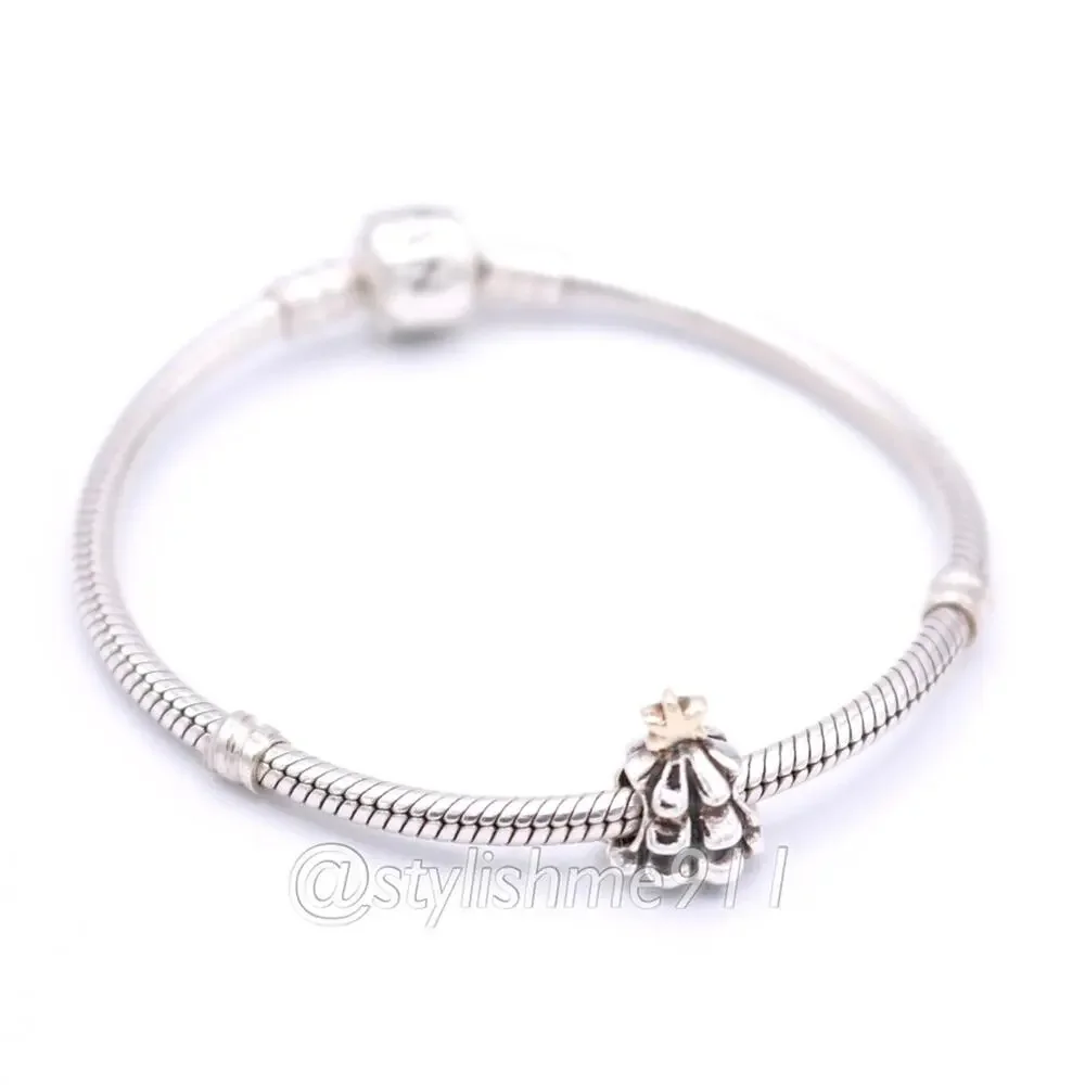 Authentic PANDORA Christmas Tree Charm 14K Gold - 790365 - Picture 5 of 10
